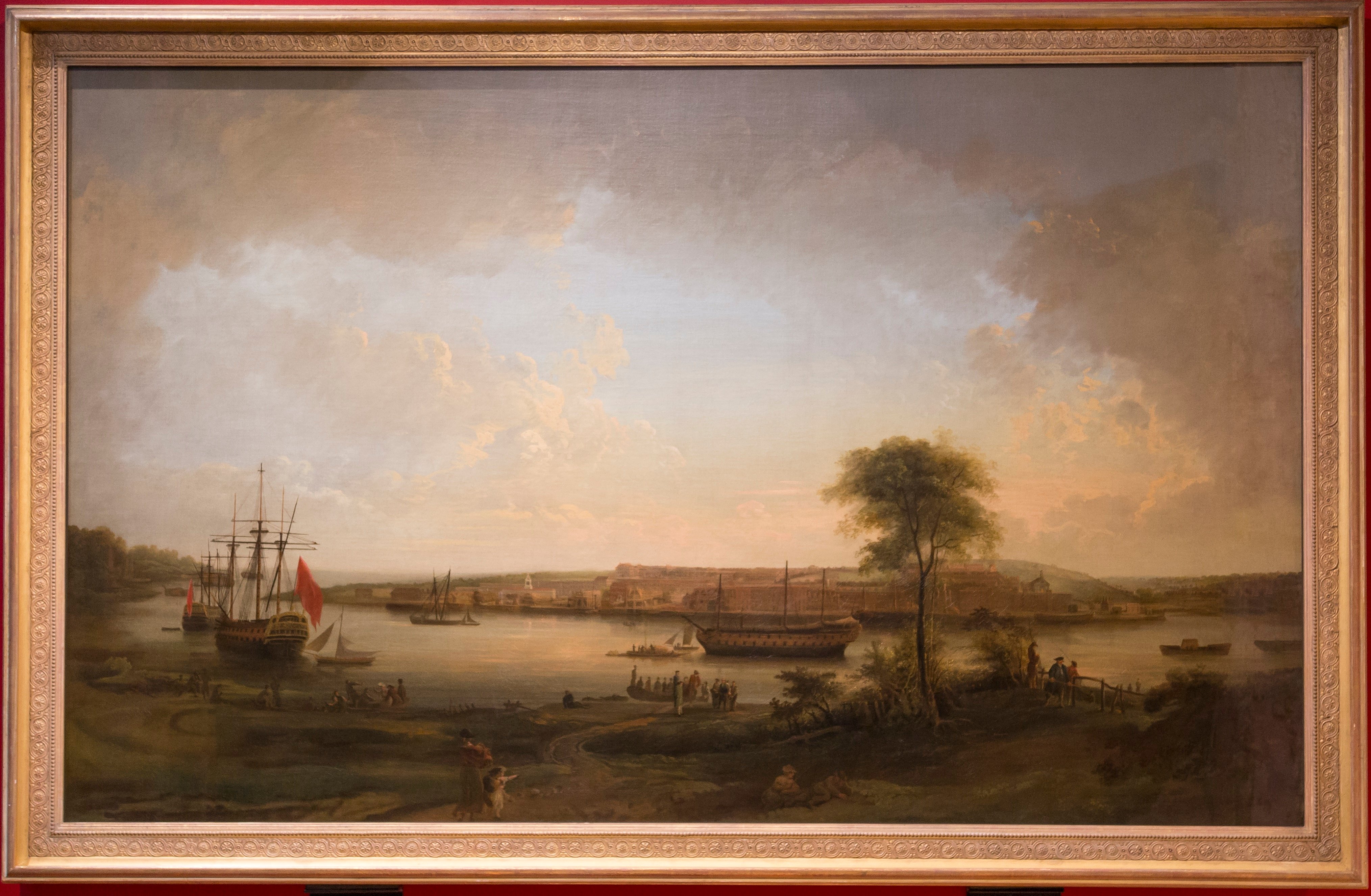 "A View of Chatham Dockyard, Kent." Painting 100 Objects That Made Kent